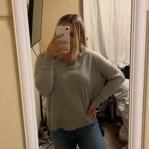 Zara NWOT Green Collared Sweater